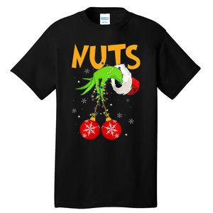 Chest Nuts Matching Chestnuts Christmas Snow Tall T-Shirt