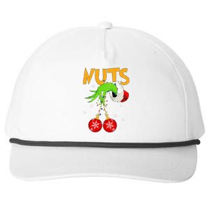 Chest Nuts Matching Chestnuts Christmas Snow Snapback Five-Panel Rope Hat