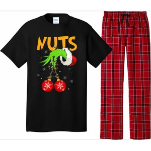 Chest Nuts Matching Chestnuts Christmas Snow Pajama Set