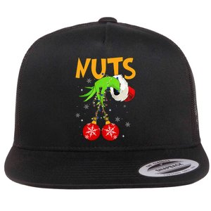 Chest Nuts Matching Chestnuts Christmas Snow Flat Bill Trucker Hat