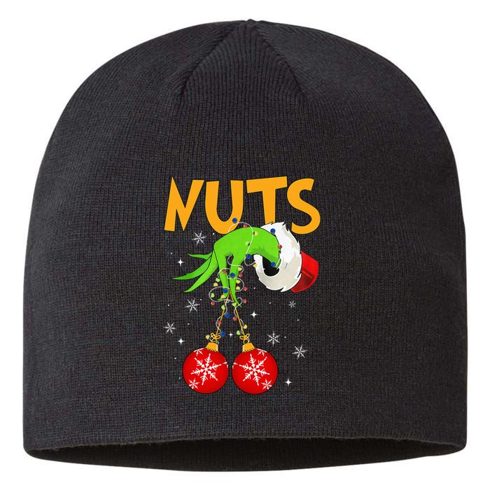 Chest Nuts Matching Chestnuts Christmas Snow Sustainable Beanie