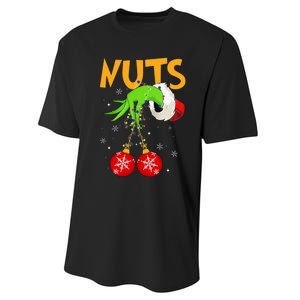 Chest Nuts Matching Chestnuts Christmas Snow Performance Sprint T-Shirt