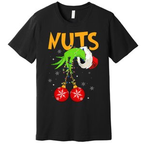 Chest Nuts Matching Chestnuts Christmas Snow Premium T-Shirt