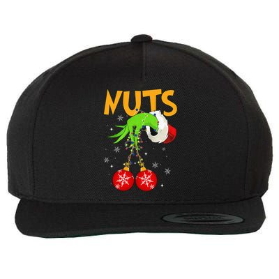 Chest Nuts Matching Chestnuts Christmas Snow Wool Snapback Cap