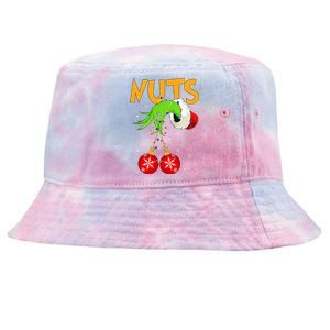 Chest Nuts Matching Chestnuts Christmas Snow Tie-Dyed Bucket Hat