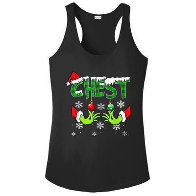 Chest Nuts Matching Chestnuts Christmas Snow Couples Ladies PosiCharge Competitor Racerback Tank