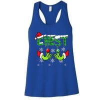 Chest Nuts Matching Chestnuts Christmas Snow Couples Women's Racerback Tank