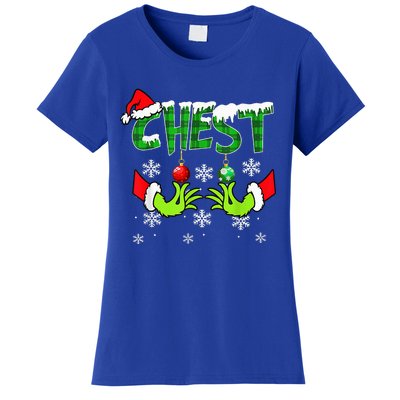 Chest Nuts Matching Chestnuts Christmas Snow Couples Women's T-Shirt