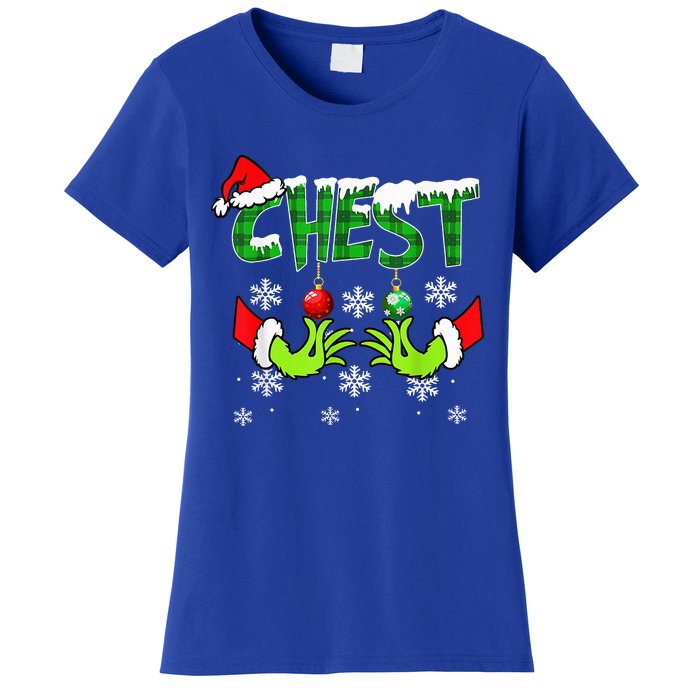 Chest Nuts Matching Chestnuts Christmas Snow Couples Women's T-Shirt