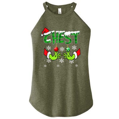 Chest Nuts Matching Chestnuts Christmas Snow Couples Women's Perfect Tri Rocker Tank