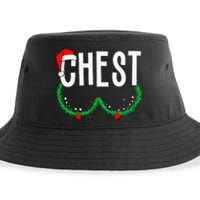 Chest Nuts Matching Chestnuts Funny Christmas Sustainable Bucket Hat