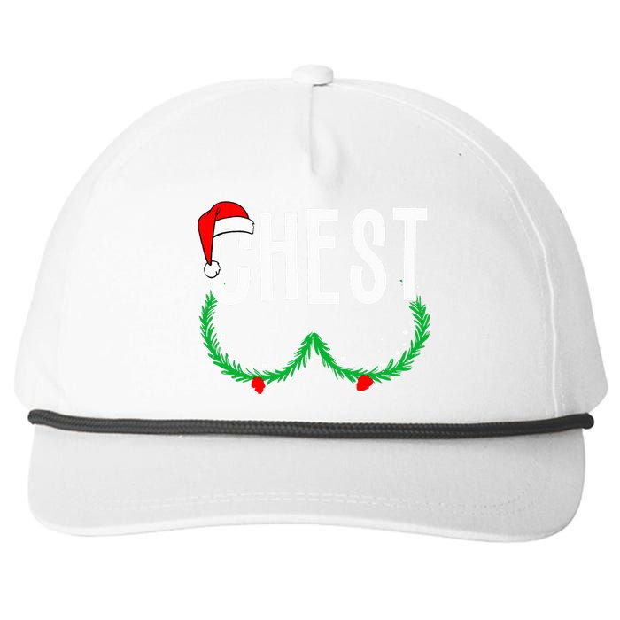 Chest Nuts Matching Chestnuts Funny Christmas Snapback Five-Panel Rope Hat