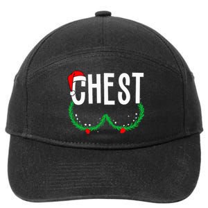 Chest Nuts Matching Chestnuts Funny Christmas 7-Panel Snapback Hat