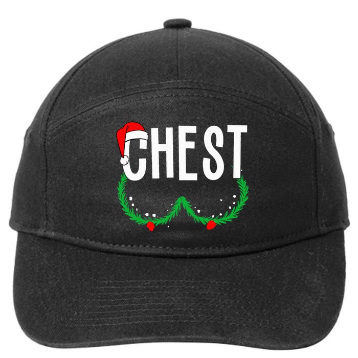 Chest Nuts Matching Chestnuts Funny Christmas 7-Panel Snapback Hat