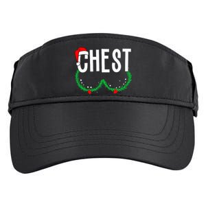 Chest Nuts Matching Chestnuts Funny Christmas Adult Drive Performance Visor