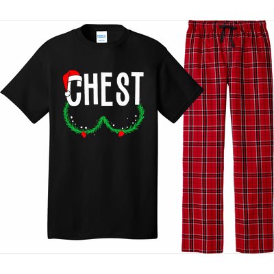 Chest Nuts Matching Chestnuts Funny Christmas Pajama Set