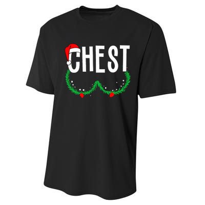 Chest Nuts Matching Chestnuts Funny Christmas Performance Sprint T-Shirt