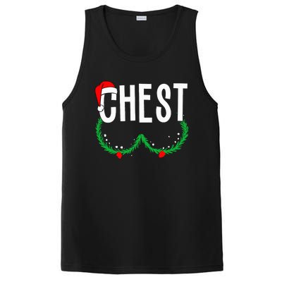 Chest Nuts Matching Chestnuts Funny Christmas PosiCharge Competitor Tank