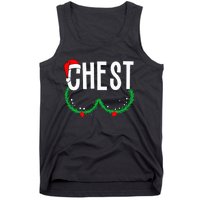 Chest Nuts Matching Chestnuts Funny Christmas Tank Top