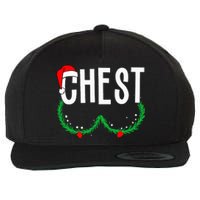 Chest Nuts Matching Chestnuts Funny Christmas Wool Snapback Cap