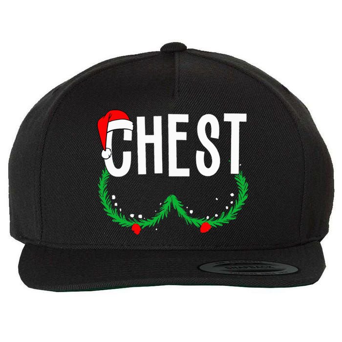 Chest Nuts Matching Chestnuts Funny Christmas Wool Snapback Cap