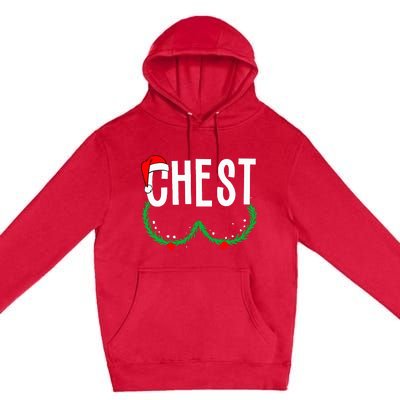 Chest Nuts Matching Chestnuts Funny Christmas Premium Pullover Hoodie