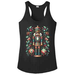 Christmas Nutcracker Merry Christmas Xmas Morning Holiday Ladies PosiCharge Competitor Racerback Tank