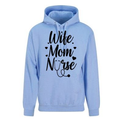 Cool Nurse Mom Wife Rn Nurses Medical Nursing Cna Gift Unisex Surf Hoodie