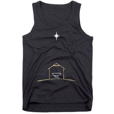 Christmas Nativity Manger Tank Top