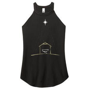 Christmas Nativity Manger Women's Perfect Tri Rocker Tank