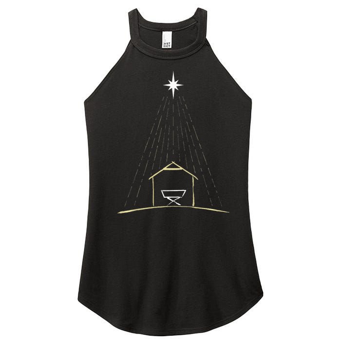 Christmas Nativity Manger Women's Perfect Tri Rocker Tank