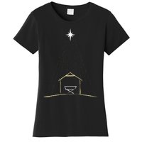 Christmas Nativity Manger Women's T-Shirt