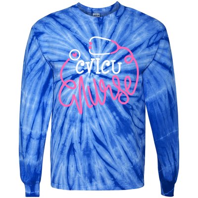 Cvicu Nurse Meaningful Gift Cardiovascular Intensive Care Unit Nurse Gift Tie-Dye Long Sleeve Shirt