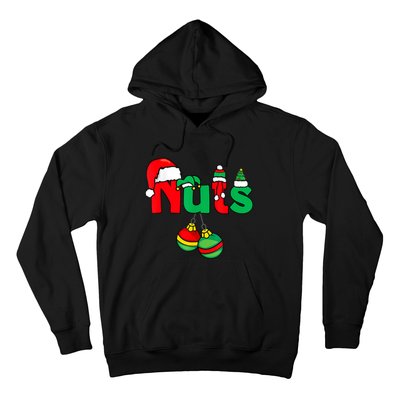 Chest Nuts Matching Couples Chestnuts Funny Christmas Xmas Hoodie