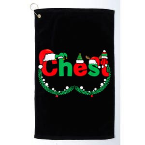 Chest Nuts Matching Couples Chestnuts Funny Christmas Xmas Platinum Collection Golf Towel