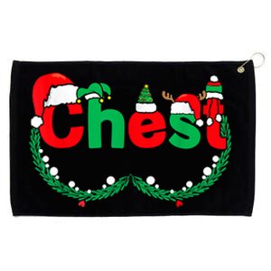 Chest Nuts Matching Couples Chestnuts Funny Christmas Xmas Grommeted Golf Towel