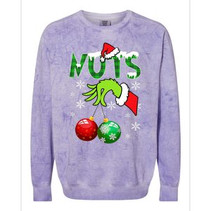 Chest Nuts Matching Chestnuts Christmas Snow Couples Colorblast Crewneck Sweatshirt