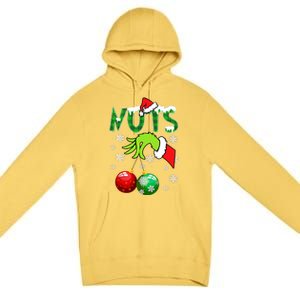 Chest Nuts Matching Chestnuts Christmas Snow Couples Premium Pullover Hoodie