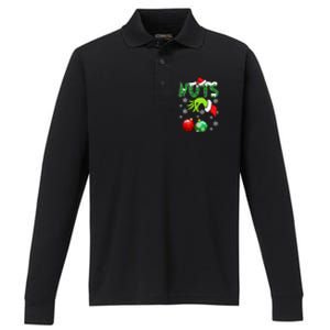 Chest Nuts Matching Chestnuts Christmas Snow Couples Performance Long Sleeve Polo