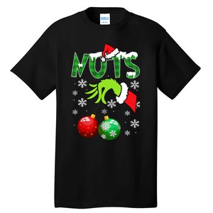 Chest Nuts Matching Chestnuts Christmas Snow Couples Tall T-Shirt