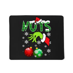 Chest Nuts Matching Chestnuts Christmas Snow Couples Mousepad