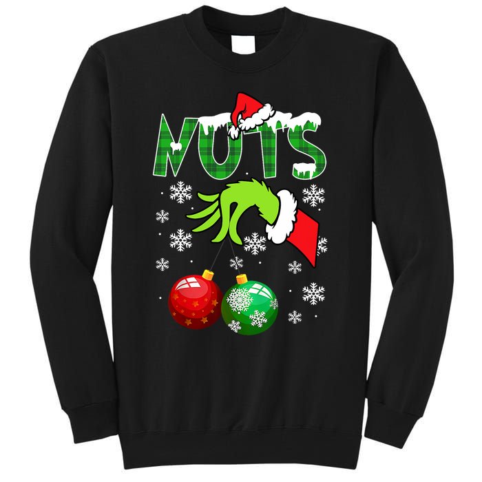 Chest Nuts Matching Chestnuts Christmas Snow Couples Tall Sweatshirt