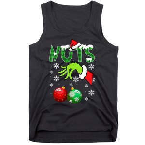 Chest Nuts Matching Chestnuts Christmas Snow Couples Tank Top