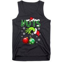 Chest Nuts Matching Chestnuts Christmas Snow Couples Tank Top