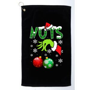 Chest Nuts Matching Chestnuts Christmas Snow Couples Platinum Collection Golf Towel