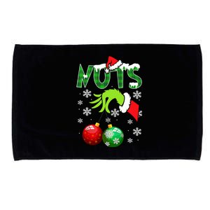 Chest Nuts Matching Chestnuts Christmas Snow Couples Microfiber Hand Towel