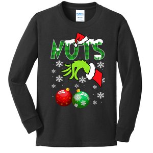 Chest Nuts Matching Chestnuts Christmas Snow Couples Kids Long Sleeve Shirt