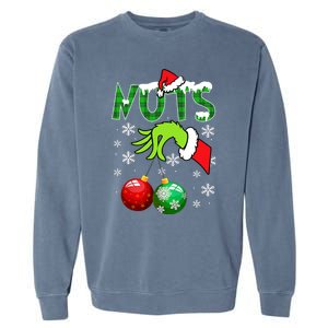 Chest Nuts Matching Chestnuts Christmas Snow Couples Garment-Dyed Sweatshirt