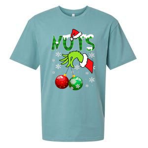 Chest Nuts Matching Chestnuts Christmas Snow Couples Sueded Cloud Jersey T-Shirt