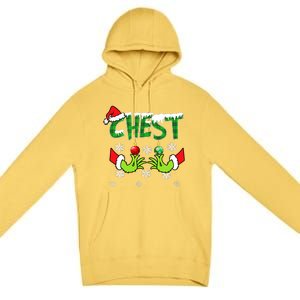 Chest Nuts Matching Chestnuts Christmas Snow Couples Premium Pullover Hoodie